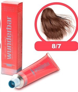 Фото Wunderbar Hair Color Cream 8/7 світло-русявий коричневий