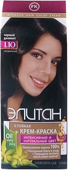 Фото Елітан Intensive Hair Color 1.10 чорний діамант
