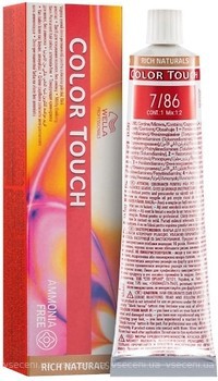 Фото Wella Professionals Color Touch Rich Naturals 7/86 середній блондин перлинно-фіолетовий