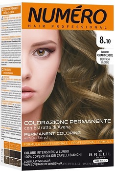 Фото Brelil Numero Hair Professional 8.10 світло-попелястий блондин