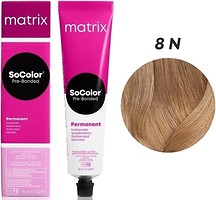 Фото Matrix SoColor Pre-Bonded 8N світлий блондин