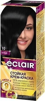 Фото Eclair Omega 9 Hair Color 10 чорний