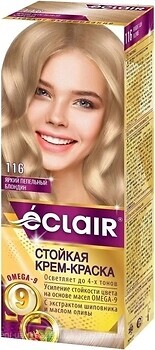 Фото Eclair Omega 9 Hair Color 116 яскравий попелястий блондин