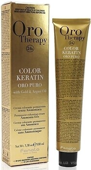 Фото Fanola Oro Therapy Color Keratin 10.1E екстра блондин платиновий попіл