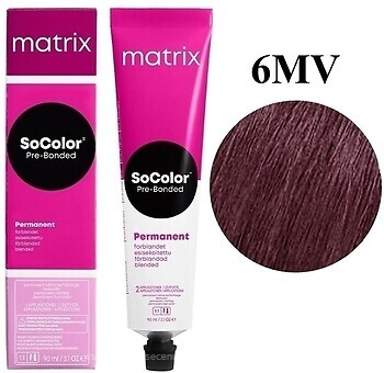 Фото Matrix SoColor Pre-Bonded 6MV темный блондин мокка перламутровый