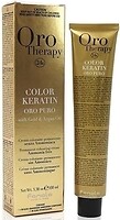 Фото Fanola Oro Therapy Color Keratin 6.606 темно-русый теплый красный