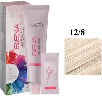 Фото jNowa Professional Siena Chromatic Save Hair Color Cream 12/8 екстраблонд перлинний