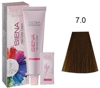 Фото jNowa Professional Siena Chromatic Save Hair Color Cream 7/0 темний блонд