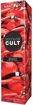 Фото Matrix SoColor Cult Semi-Permanent (Direct) Haircolor Red Hot страстный алый