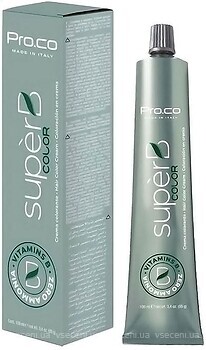 Фото Pro.Co SuperB Hair Color Cream 1/0 чорний