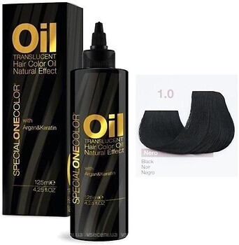 Фото Trendy Hair Special One Color Oil Translucent Hair Color 1.0 Black чорний