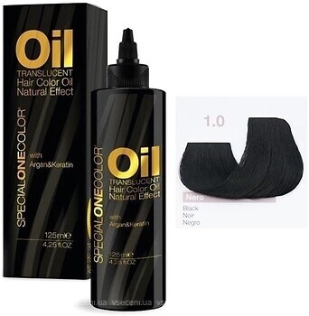 Фото Trendy Hair Special One Color Oil Translucent Hair Color 1.0 Black черный