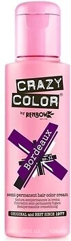 Фото Crazy Color Semi Permanent Hair Color Cream 51 Bordeaux бордовий
