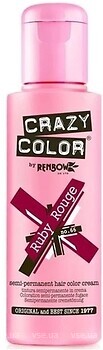Фото Crazy Color Semi Permanent Hair Color Cream 66 Ruby Rouge красный
