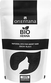 Фото Orientana Bio Henna Natural Dye For Short Hair Ebony Black