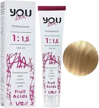 Фото You Look Professional Hair Colouring Cream 9.26 Дуже світлий блондин перламутрова-рожевий