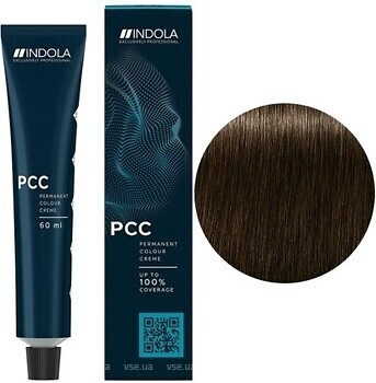 Фото Indola PCC Permanent Colour Creme Natural 5.0 Світло-коричневий натуральний