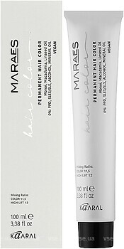 Фото Kaaral Maraes Vegan Permanent Hair Color 4.2 Фиолетовый шатен