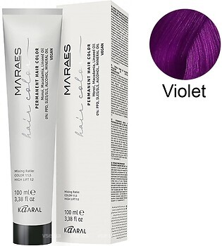 Фото Kaaral Maraes Vegan Permanent Hair Color V Фіолетовий