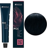 Фото Indola Exclusively Professional PCC Permanent Colour Creme Cool & Neutral 1.1 Чорний попелястий