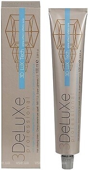 Фото 3DeLuXe Tech Hair Colouring Cream 6.07 темний матовий блондин