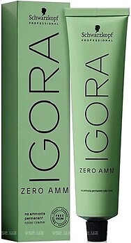 Фото Schwarzkopf Professional Igora Zero Amm 7-21 средне-русый пепельный сандрэ