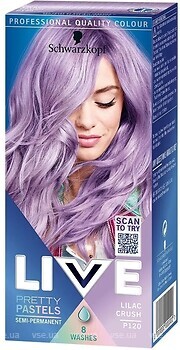 Фото Schwarzkopf Live Pretty Pastels P120 Lilac Crush фіолетовий