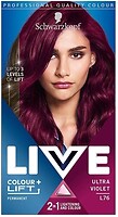 Фото Schwarzkopf Live Color + Lift L76 Ultra Violet ультрафиолет