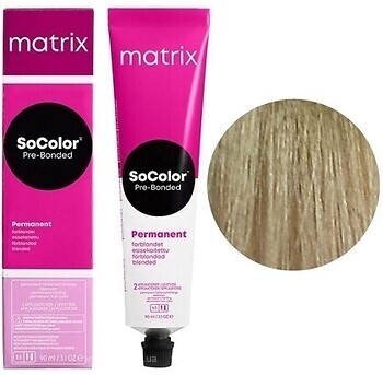 Фото Matrix SoColor Pre-Bonded 9G очень светлый блондин золотистый