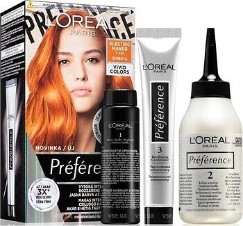 Фото L'Oreal Paris Preference Vivids 7.434 electric mango электрический манго