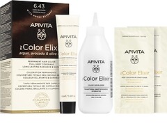 Фото Apivita My Color Elixir 6.43 Dark Blonde Copper Gold темно-русявий мідно-золотий