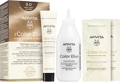 Фото Apivita My Color Elixir 9.0 Very Light Blonde дуже світлий блондин