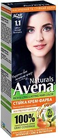 Фото Acme Color Avena Naturals Permanent Cream Color 1.1 синьо-чорний