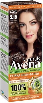 Фото Acme Color Avena Naturals Permanent Cream Color 5.15 шоколадний