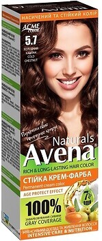 Фото Acme Color Avena Naturals Permanent Cream Color 5.7 холодний каштан
