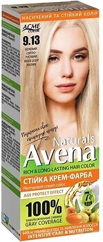 Фото Acme Color Avena Naturals Permanent Cream Color 9.13 бежевий світло-русявий