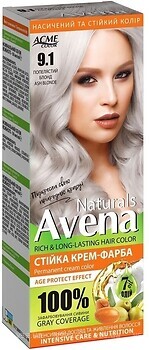 Фото Acme Color Avena Naturals Permanent Cream Color 9.1 попелястий блонд