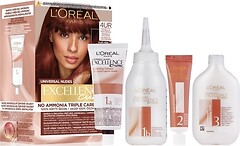 Фото L'Oreal Paris Excellence Universal Nudes 4UR темно-червоний