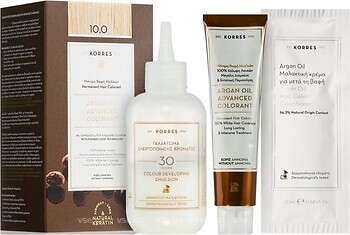 Фото Korres Argan Oil 10.0 Platinum Blonde платиновий блонд
