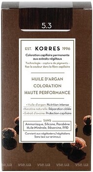 Фото Korres Argan Oil 5.3 Golden/Honey Light Brown золотистий/медовий світло-коричневий