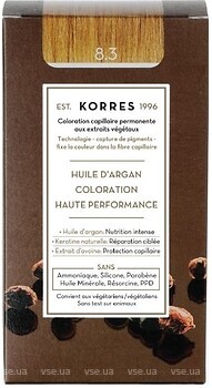 Фото Korres Argan Oil 8.3 Golden/Honey Light Blonde золотистий/медовий світло-русявий
