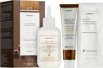 Фото Korres Argan Oil 8.73 Golden Caramel золота карамель