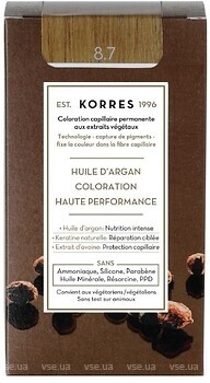 Фото Korres Argan Oil 8.7. Toffee іриска