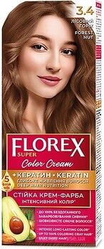 Фото Florex Super Кератін 3.4 лісовий горіх