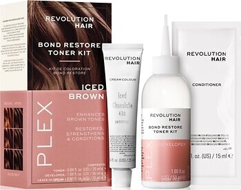 Фото Revolution Haircare Plex Bond Restore Kit Iced Chocolate шоколад зі льодом