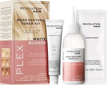 Фото Revolution Haircare Plex Bond Restore Kit White Blonde біла блондинка