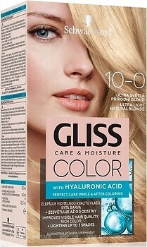 Фото Schwarzkopf Gliss Color 10-0 Ultra Light Natural Blonde ультрасвітлий натуральний блонд