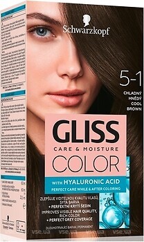 Фото Schwarzkopf Gliss Color 5-1 Cool Brown холодний коричневий