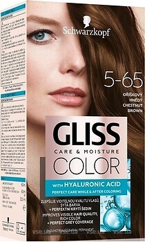 Фото Schwarzkopf Gliss Color 5-65 Chestnut Brown каштановий коричневий