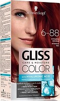 Фото Schwarzkopf Gliss Color 6-88 Intensive Red интенсивный красный